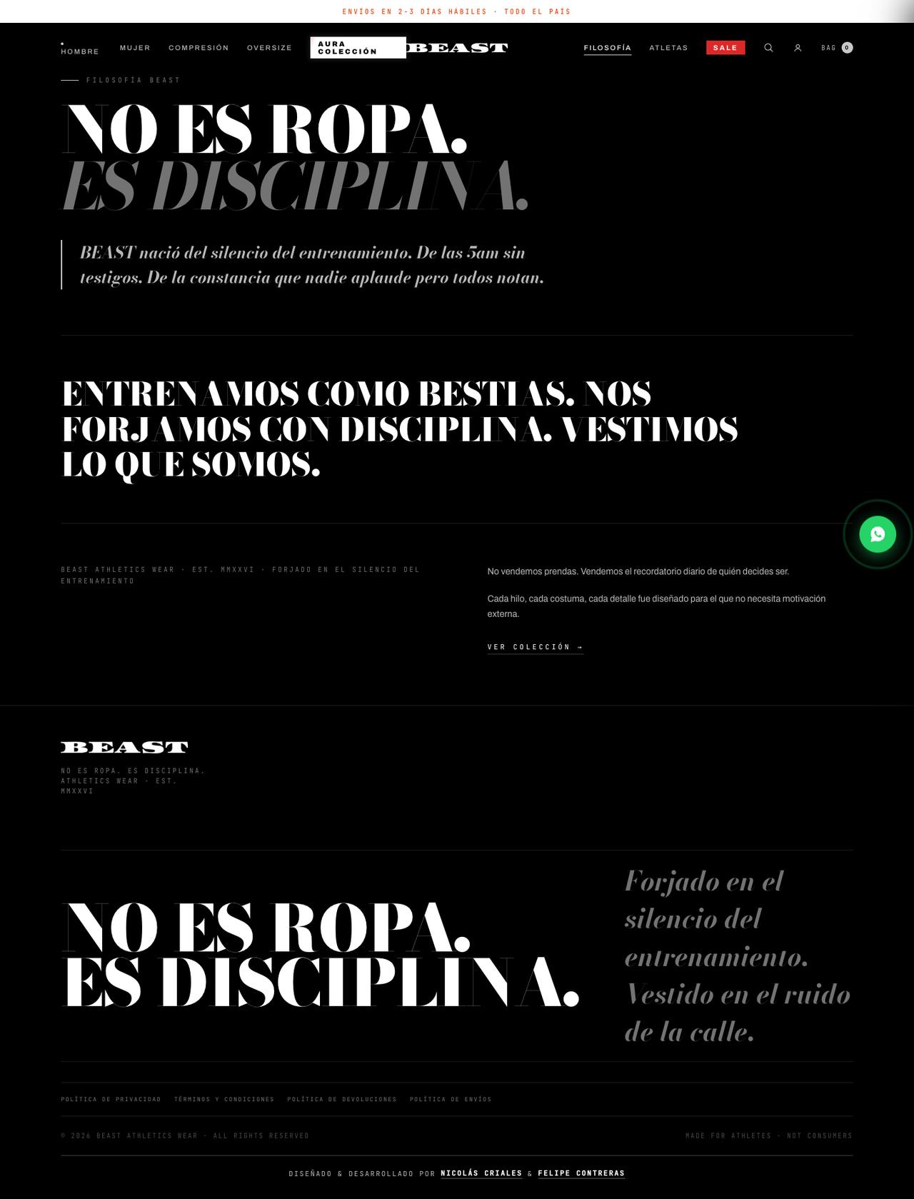 Beast — Filosofía